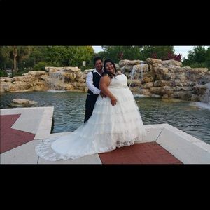 Plus beautiful wedding dress